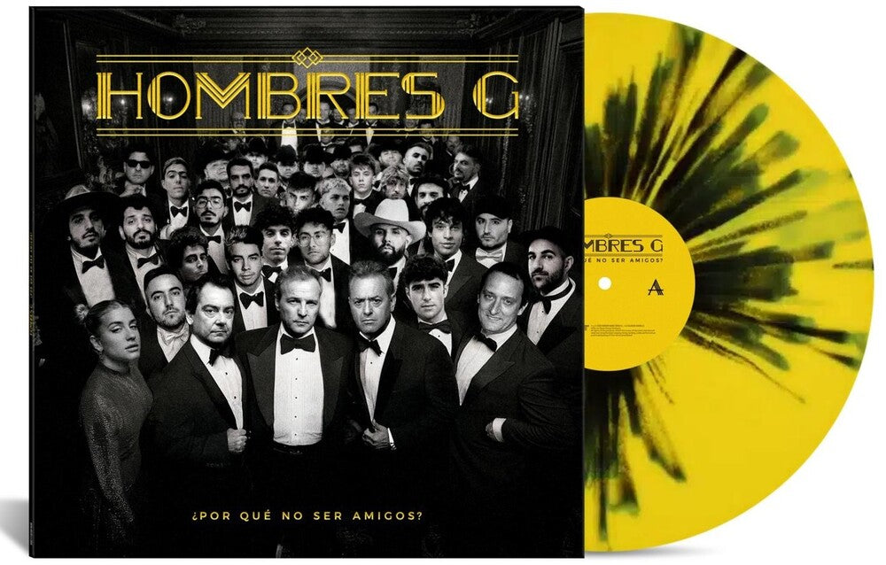 Por Que No Ser Amigos - Yellow & Black Splatter [LP] Vinyl Record