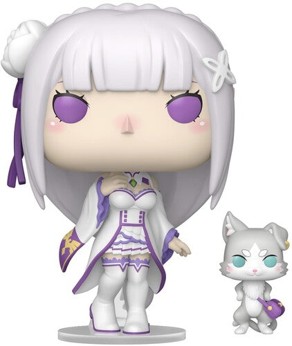 Pop & Buddy Re Zero - Pop & Buddy Rezero Emilia With Puck - Collectibles