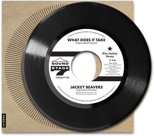 Beavers,jackey - What Does It Take - Orig Demo / Lover Come Back - Vinyl Record