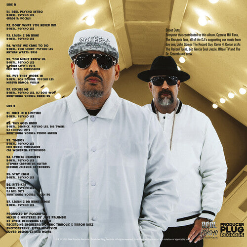 B-Real & Psycho Les - Real Psycho - Black Vinyl