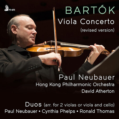 Neubauer / Phelps - Viola Con (revised Version): Duos (arr. P. Bartok) - Music CD