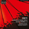 Koukl / Rossetti - Complete Piano Solo & Duo Works Vol. 3 - Music CD