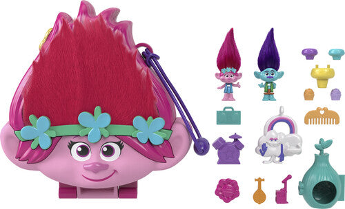 Polly Pocket - Polly Pocket Trolls Poppy Compact - Collectibles