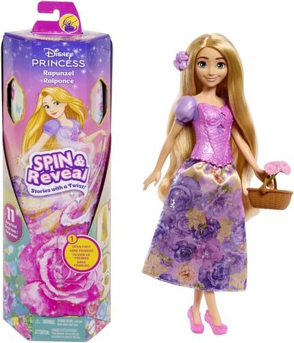 Disney Princess - Disney Princess Spin & Reveal Rapunzel Doll - Collectibles