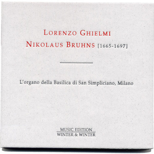 Bruhns / Ghielmi - Complete Organ Works - Music CD