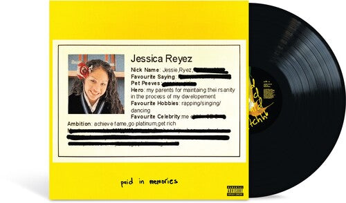 Reyez,jessie - Paid In Memories - Vinyl Record