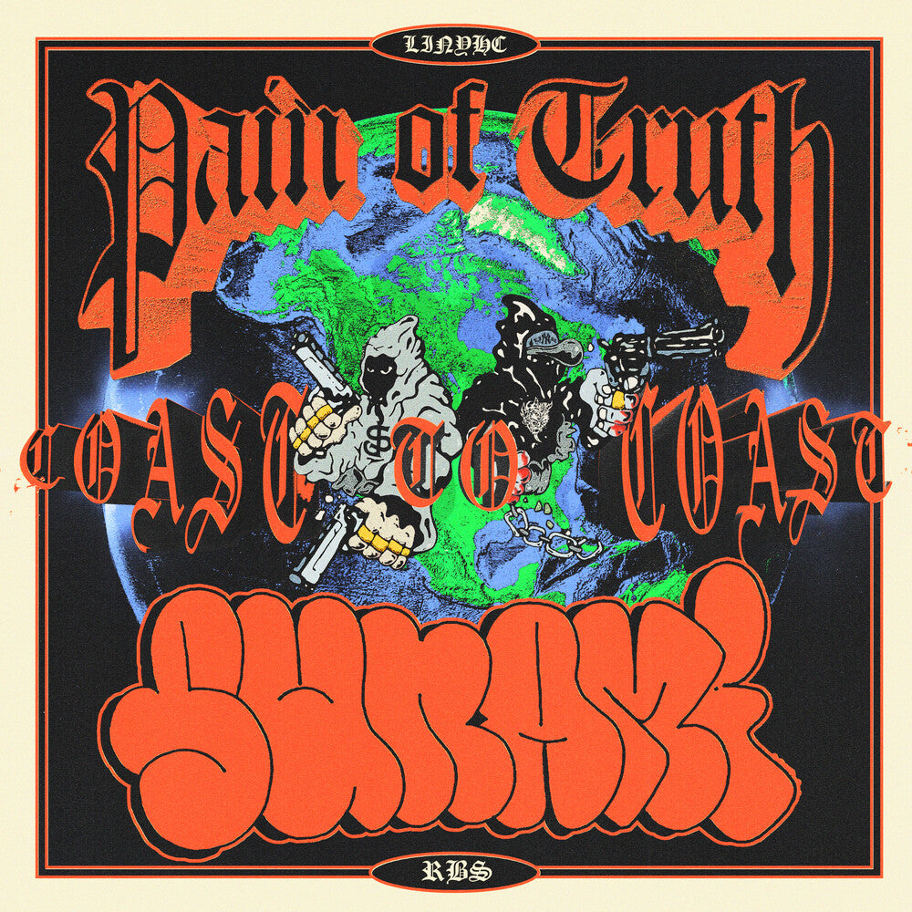 Coast To Coast Split [Half Blue / Half Doublemint Green w/ Silk Screened B Side] Vinyl Record