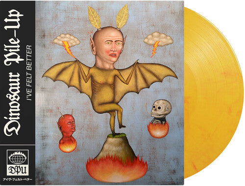Dinosaur Pile-up - I've Felt Better - Yellow Flame Marble - Vinyl Record