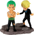 Banpresto - World Collectable Figure: Log Stories - One Piece - Roronoa Zoro & Sanji Nothing...at All! - Collectibles