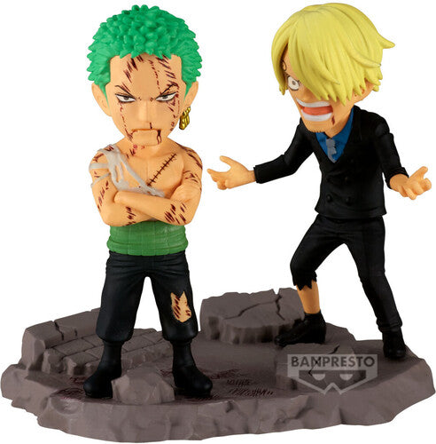 Banpresto - World Collectable Figure: Log Stories - One Piece - Roronoa Zoro & Sanji Nothing...at All! - Collectibles