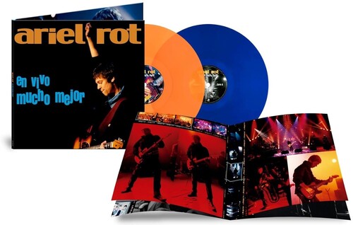 Ariel Rot - En Vivo Mucho Mejor - Blue & Orange Vinyl - Vinyl Record