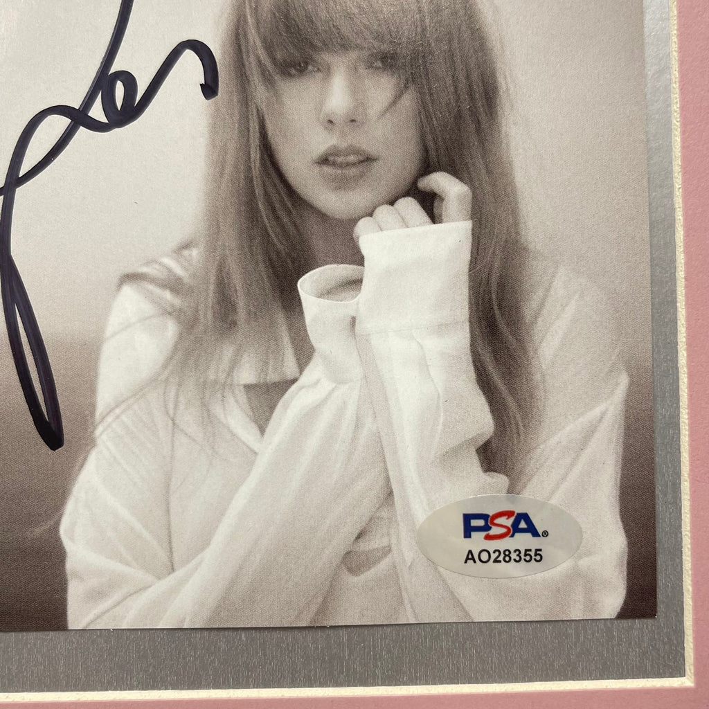 Taylor Swift Signed The Tortured Poets Department Framed Display CD Album PSA