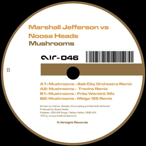 Jefferson,marshall / Noosa Heads - Mushrooms (2025 Remixes) - Vinyl Record