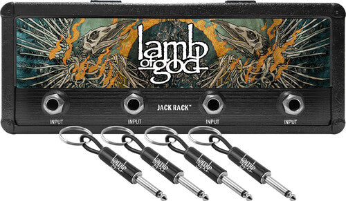 Pluginz Lamb Of God Jack Rack W/4 Gtr Plug Keychai - Pluginz Lamb Of God Jack Rack W/4 Gtr Plug Keychai - Novelties