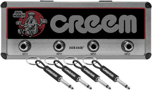 Pluginz Creem Jack Rack W/4 Gtr Plug Keychains Slv - Pluginz Creem Jack Rack W/4 Gtr Plug Keychains Slv - Novelties