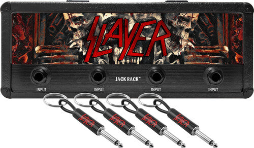 Pluginz Slayer Jack Rack W/4 Gtr Plug Keychains - Pluginz Slayer Jack Rack W/4 Gtr Plug Keychains - Novelties
