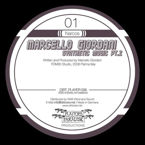 Giordani,marcello - Synthetic Music Pt 2 - Vinyl Record