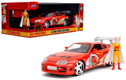 1:24 One Punch Man - '95 Toyota Supra W/fig (4pc) - 1:24 One Punch Man - '95 Toyota Supra W/fig (4pc) - Collectibles