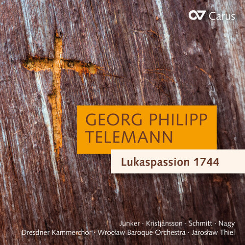 Dresdner,kammerchor / Telemann - Lukaspassion 1744 - Music CD
