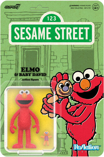 Sesame Street Reaction Figures Wave 04 - Elmo - Sesame Street Reaction Figures Wave 04 - Elmo - Collectibles