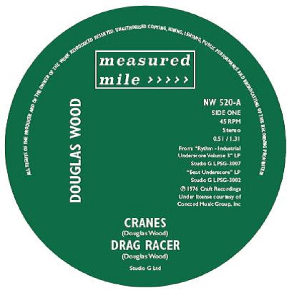 Cranes / Drag Racer / Sprocket Shuffle [7" Vinyl] Vinyl Record