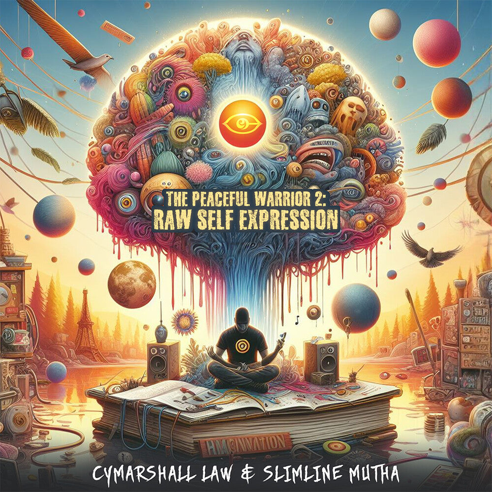 Cymarshall Law & Slimline Mutha - The Peaceful Warrior 2: Raw Self Expression [180 gram orange vinyl]