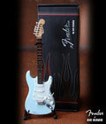 Axe Hvn Fs007 Fender Strat Sonic Blue Mini Gtr - Axe Hvn Fs007 Fender Strat Sonic Blue Mini Gtr - Collectibles