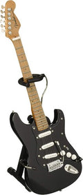 Axe Hvn Fs009 Fender Strat Blk W/ Blk Pk Grd Gtr - Axe Hvn Fs009 Fender Strat Blk W/ Blk Pk Grd Gtr - Collectibles