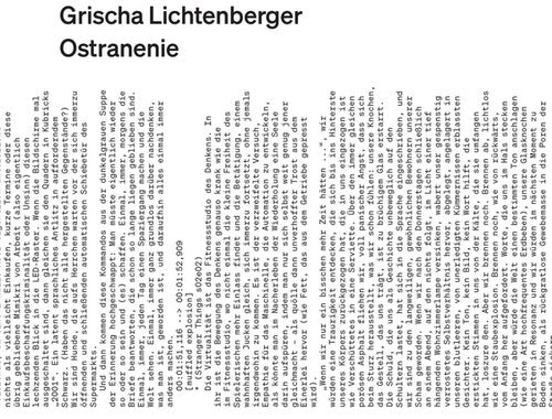 Lichtenberger,grischa - Ostranenie - Vinyl Record