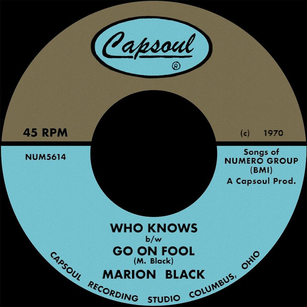 Go on Fool B/W Who Knows [7" Vinyl] Vinyl Record