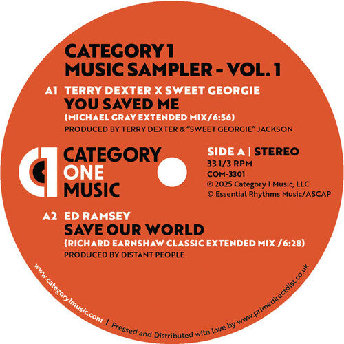 Category 1 Music Sampler Vol. 1 / Various - Category 1 Music Sampler Vol. 1 / Various - Vinyl Record