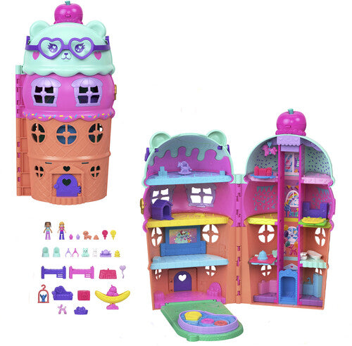 Polly Pocket - Polly Pocket Large Compact Ice Cream House - Collectibles