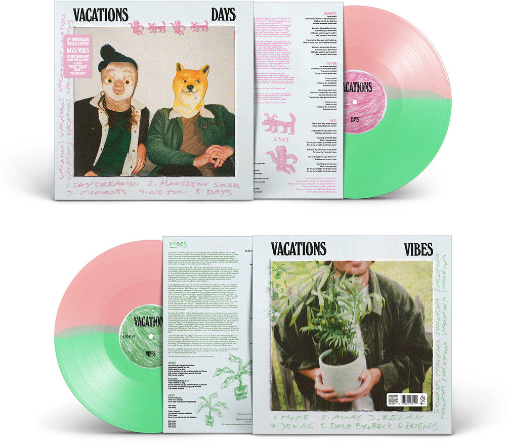 Days/Vibes [Green and Pink 180 Gram Colored Vinyl] Vinyl Record
