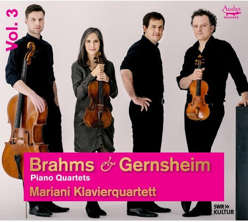 Mariani Klavierquartett - Brahms & Gernsheim Vol 3 - Music CD