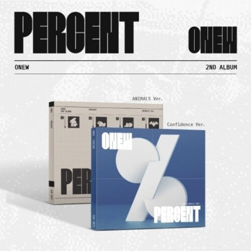 Onew - Percent - Digipack Version - Random Cover - Music CD