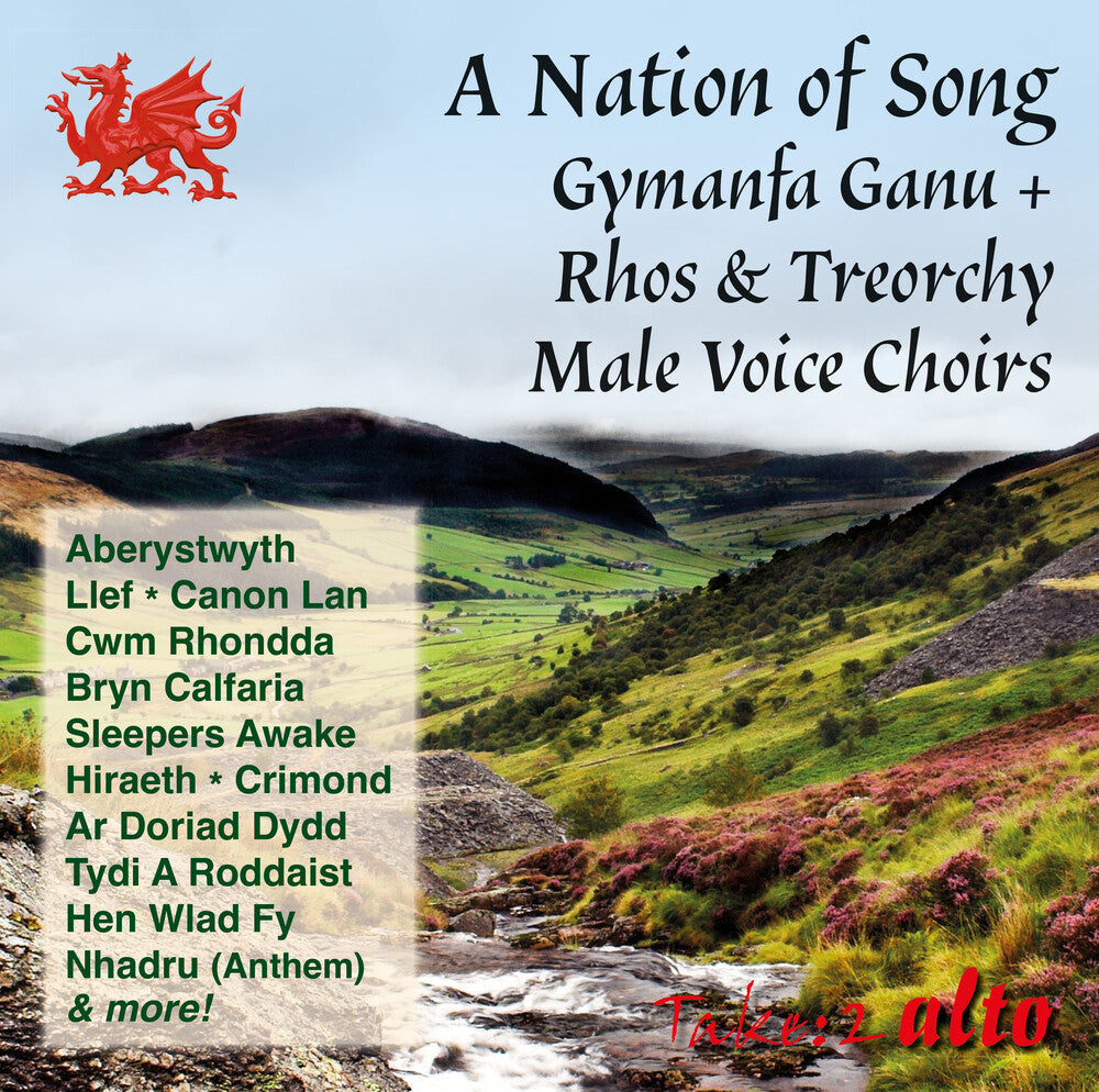 Rhos Male Voice / Treorchy Male Voice Choirs - Nation Sings: Welsh Song Festival [CD]