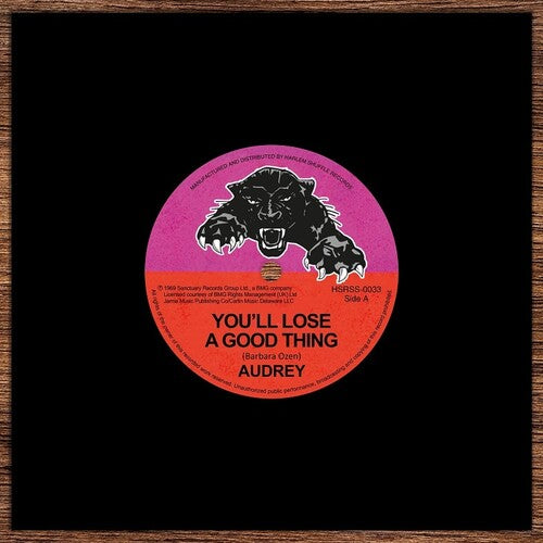 Audrey - You'll Lose A Good Thing / Love Me Tonight - Vinyl Record