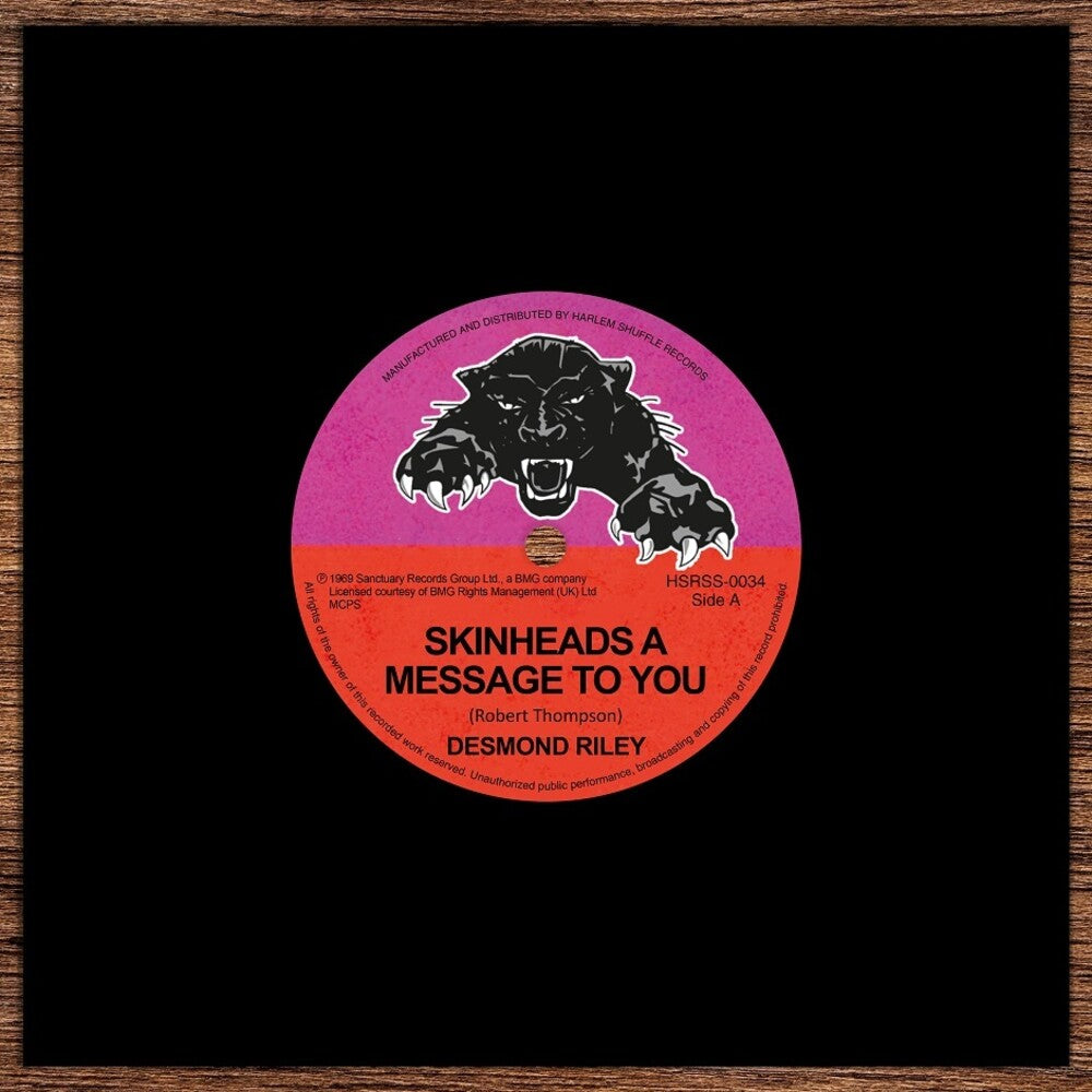 Skinheads A Message To You / If I Had Wings [7" Vinyl] Vinyl Record
