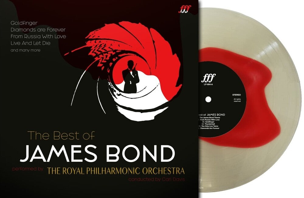 Best Of James Bond (Red In White Vinyl) [Colored Vinyl] Vinyl Record