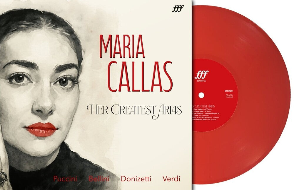 Maria Callas: The Greatest Hits - Red Vinyl [Clear Vinyl] Vinyl Record