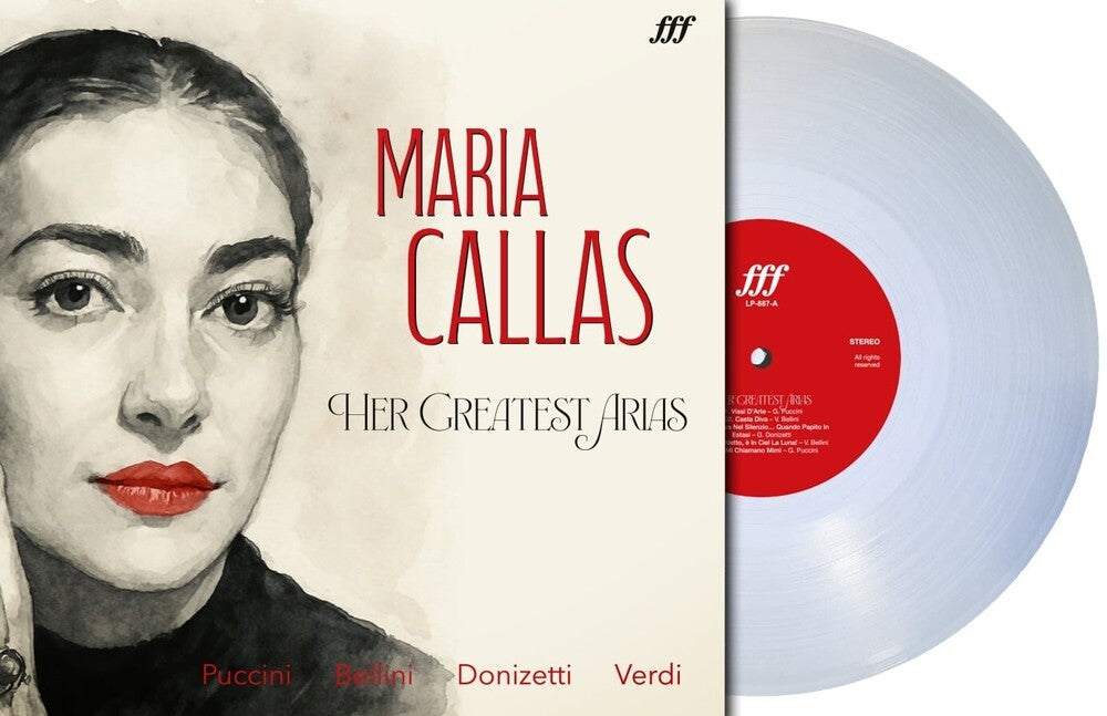Maria Callas: The Greatest Hits (Clear Vinyl) [LP] Vinyl Record