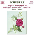 Schubert / Kodaly Quartet - Complete String Quartets 4 - Music CD