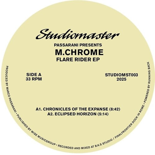 Passarani Presents M Chrome - Flare Rider - Vinyl Record