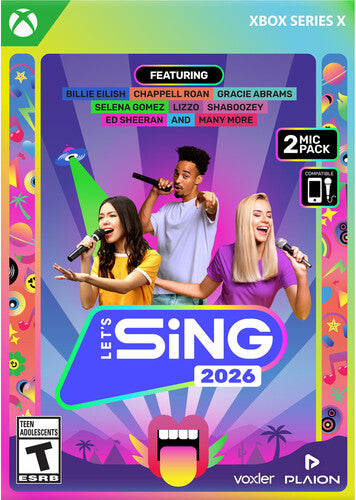 Xbx Lets Sing 2026 + 2 Mics - Xbx Lets Sing 2026 + 2 Mics - Video Game