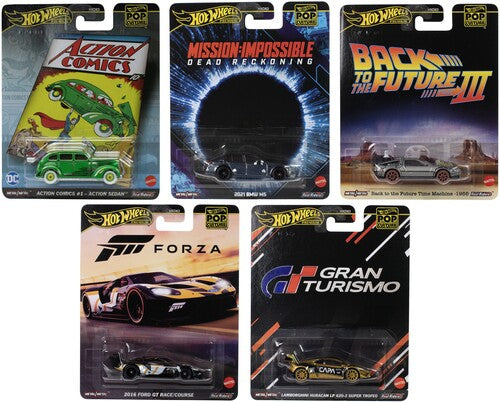 Hot Wheels - Hot Wheels 1 64 Premium Pop Culture L Asrt - Collectibles