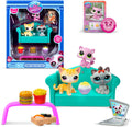 Littlest Pet Shop Diner Dash Play Pack 3 Cats 636 - Littlest Pet Shop Diner Dash Play Pack 3 Cats 636 - Collectibles