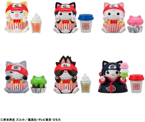 Megahouse Naruto Mega Cat Diner Nyaruto! (box/6) M - Megahouse Naruto Mega Cat Diner Nyaruto! (box/6) M - Collectibles