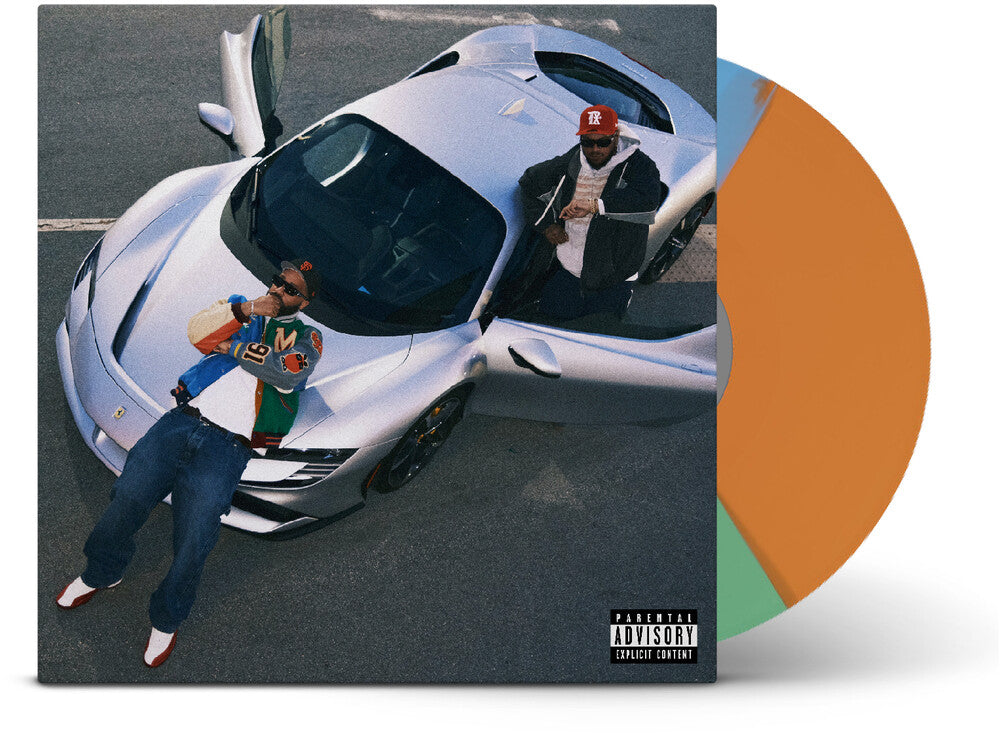 Larry June  / Cardo - Until Night Comes [Green Blue & Orange Tri-Color Segment Vinyl]