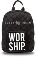 Rocksax Sleep Token Worship Mini Backpack Black - Rocksax Sleep Token Worship Mini Backpack Black - Special Products