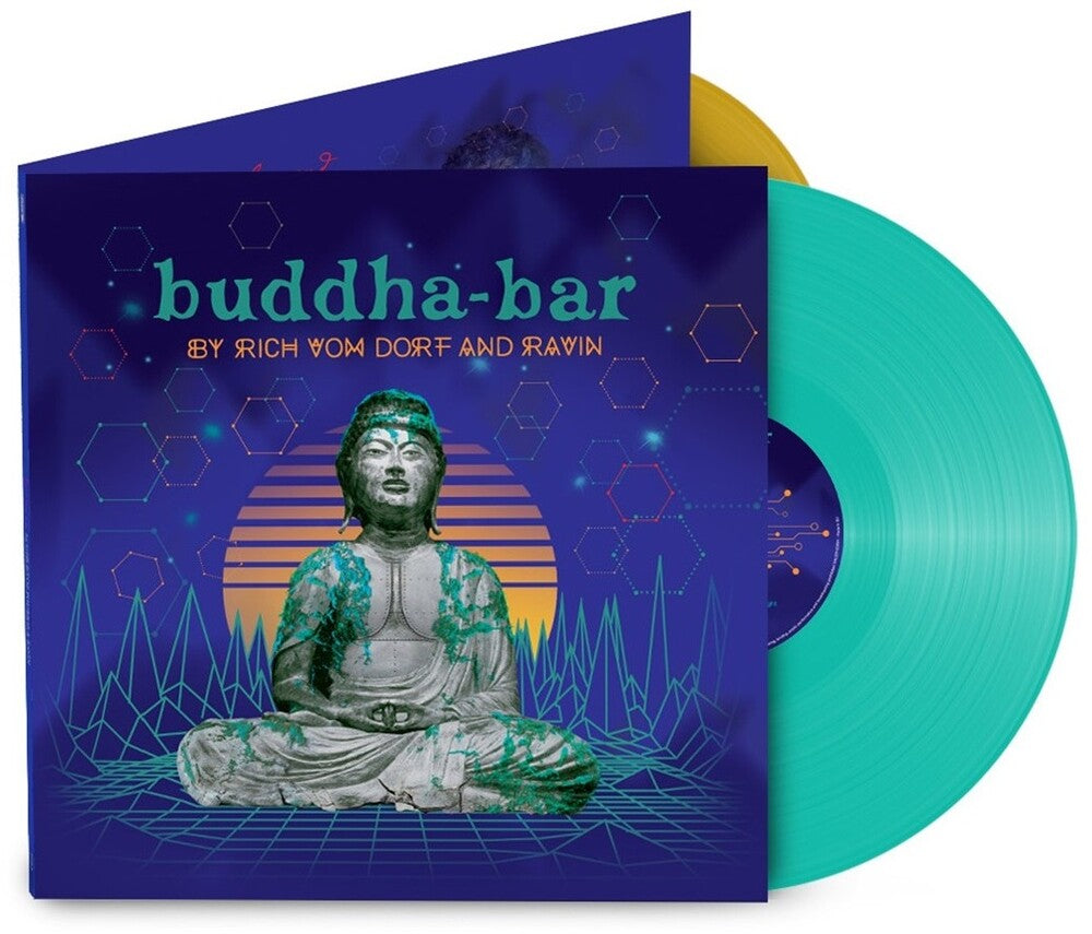 Buddha Bar: By Rich Vom Dorf & Ravin / Various - Aqua & Gold Vinyl [LP] Vinyl Record